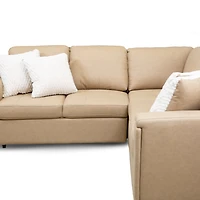Bjorn Left Pull Out Sleeper Sectional - Soybean - Large