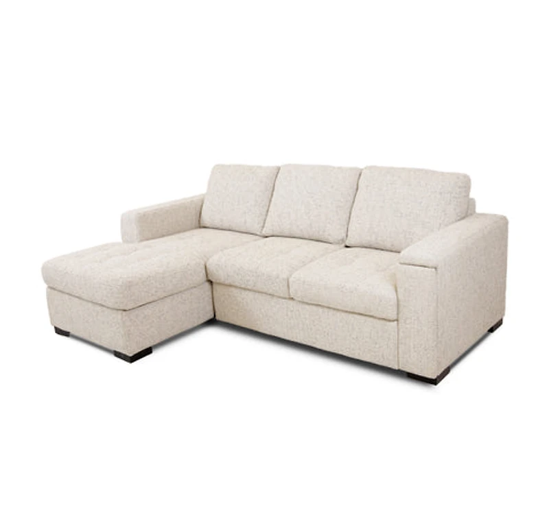 Bjorn Pull Out Sleeper Sectional - Quartz