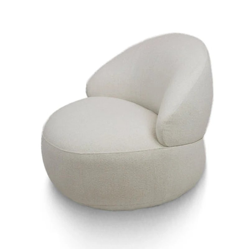Bula Swivel Accent Chair - Mellow Ivory
