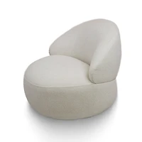 Bula Swivel Accent Chair - Mellow Ivory