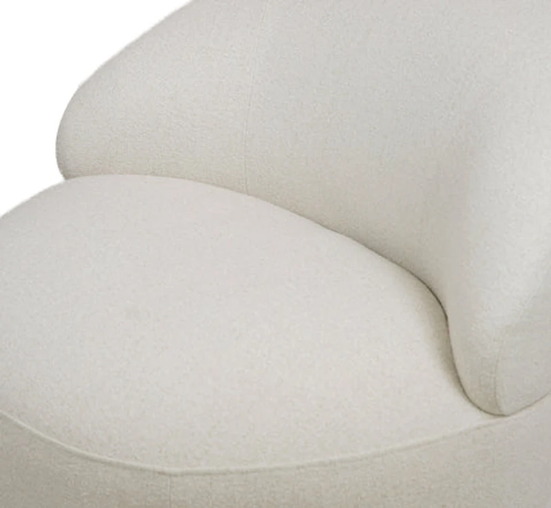 Bula Swivel Accent Chair - Mellow Ivory