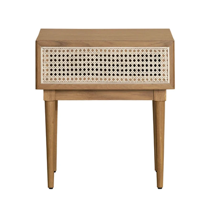 Cane Side Table