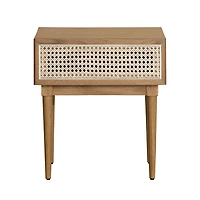 Cane Side Table