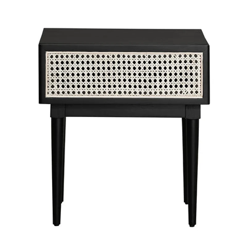 Cane Side Table