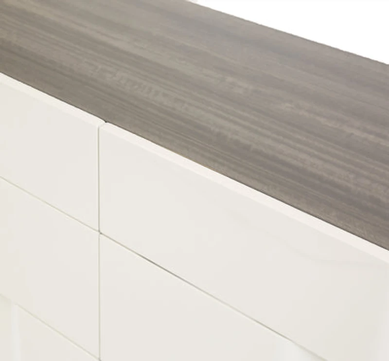 Janice Two Tone 6 Drawer Dresser