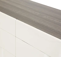 Janice Two Tone 6 Drawer Dresser