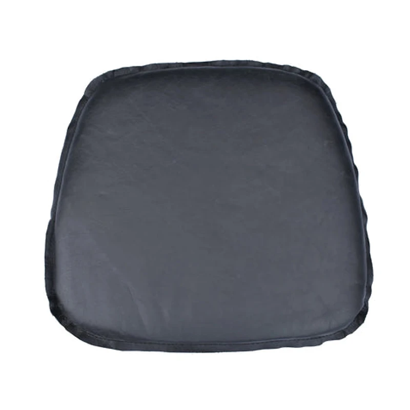 Metal Crossback Leather Cushion Seat - Cognac