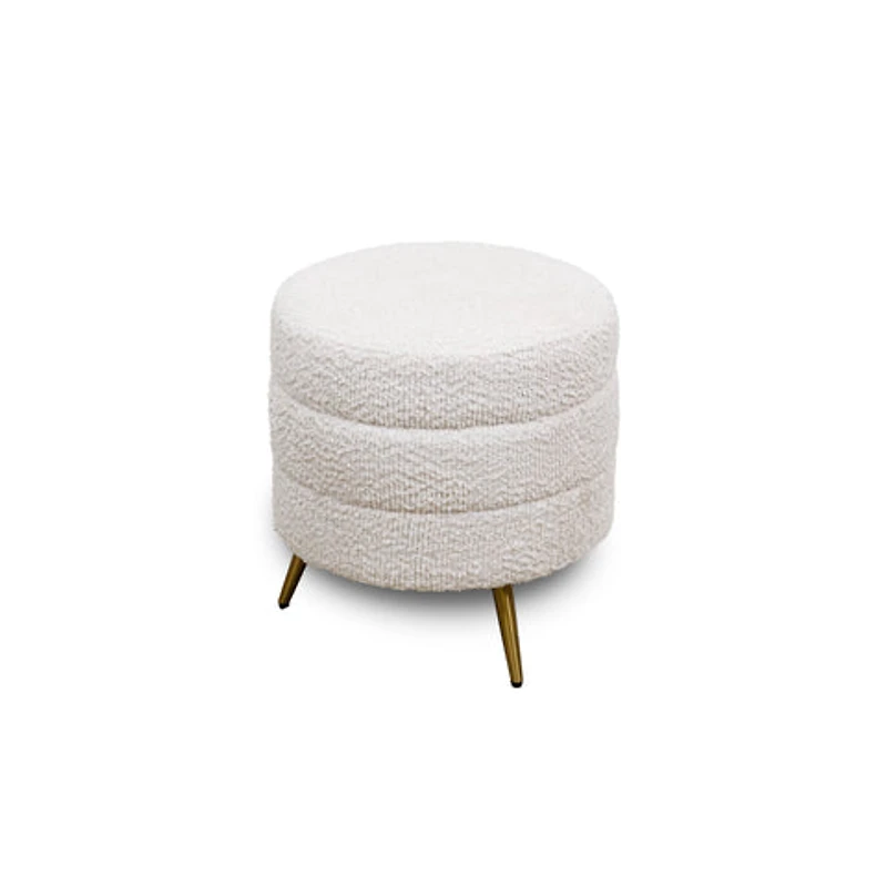 Cadence Small Ottoman - Boucle