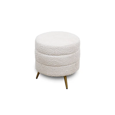 Cadence Small Ottoman - Boucle