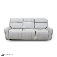 Cavallo Genuine Leather Power Recliner Sofa with Wireless Charger