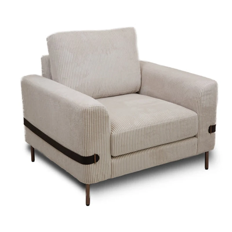 Chadwick Fabric Chair - Ivory