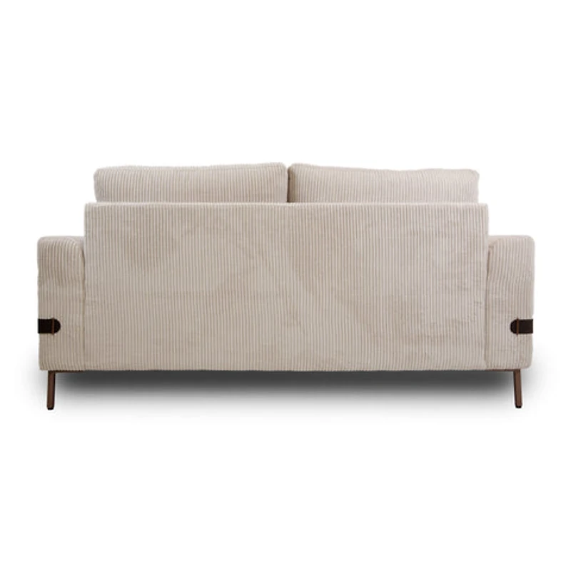 Chadwick Fabric Loveseat - Ivory