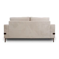 Chadwick Fabric Loveseat - Ivory