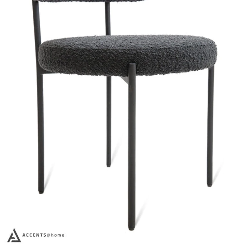 Ronda Dining Chair Boucle Fabric