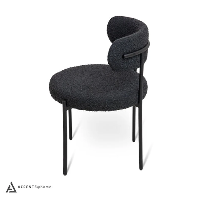 Ronda Dining Chair Boucle Fabric