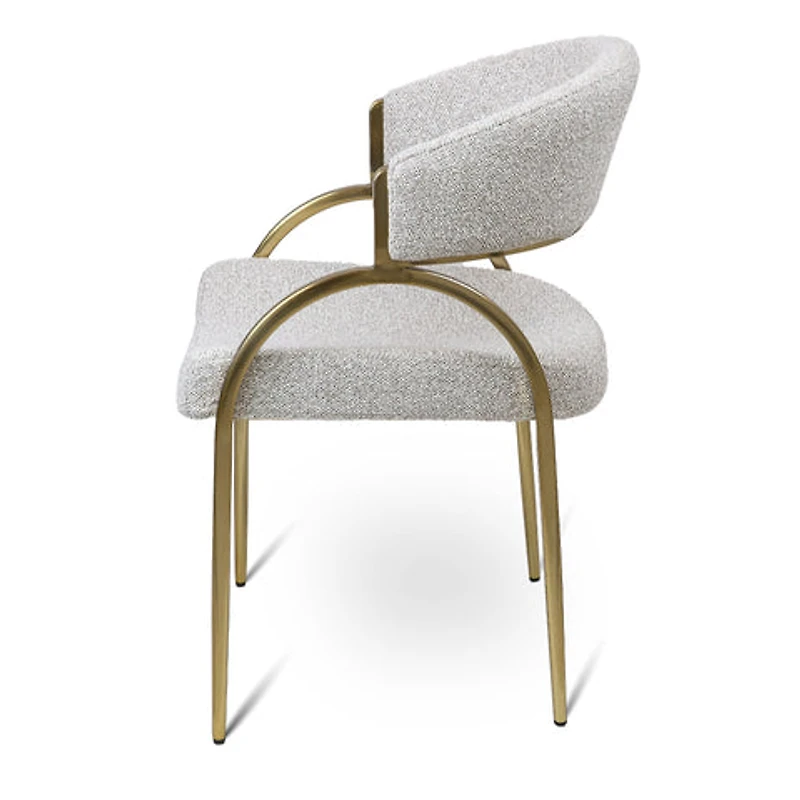Monet Gold Dining Chair - Champagne