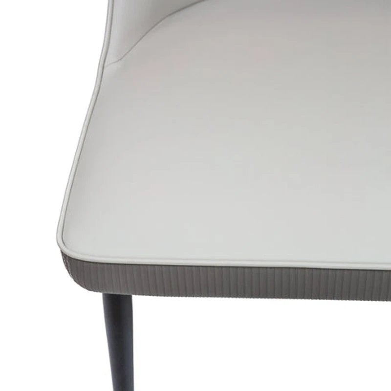 Harmen Two Tone Dining Chair - Faux Leather