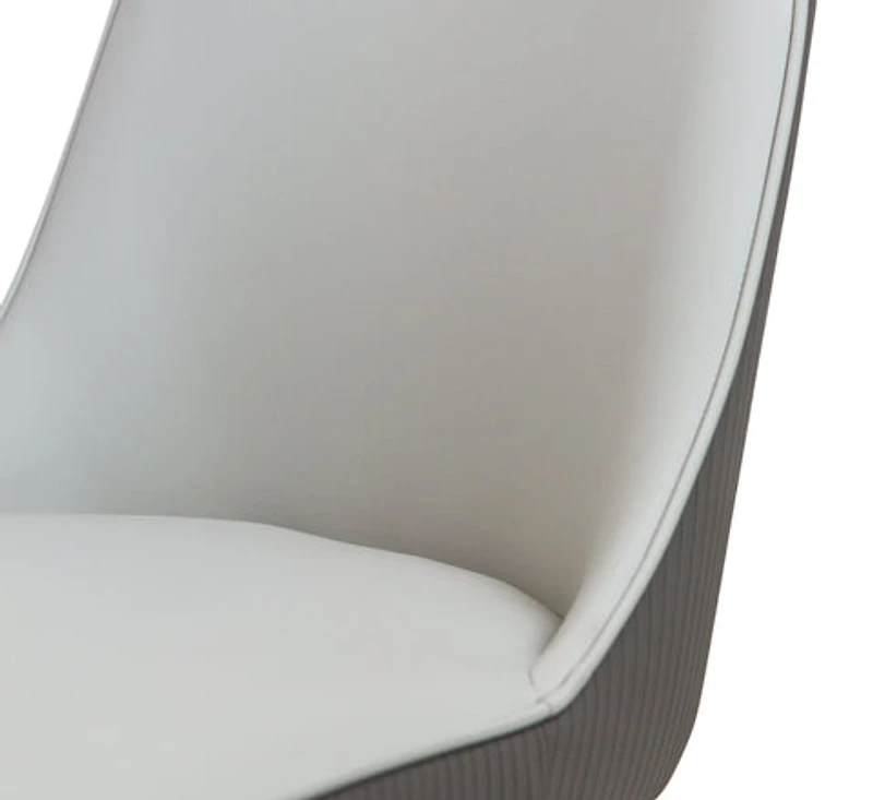 Harmen Two Tone Dining Chair - Faux Leather