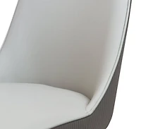 Harmen Two Tone Dining Chair - Faux Leather