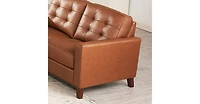 Tallon Genuine Leather Loveseat