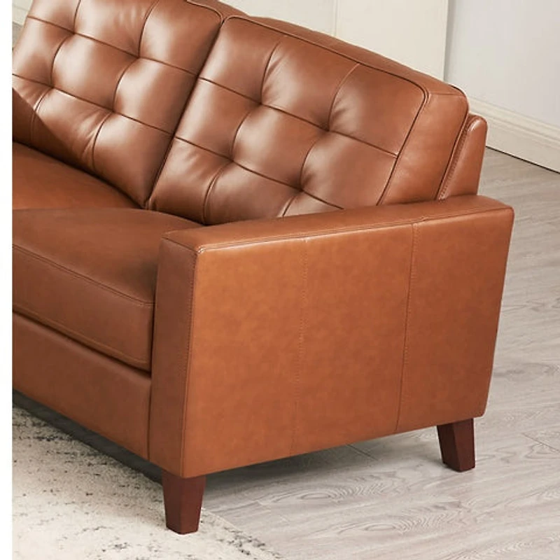 Tallon Genuine Leather Loveseat