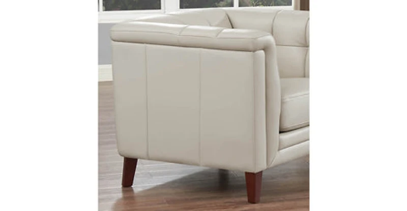 Arvo Genuine Leather Accent Chair