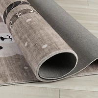 Daisy Brown Modern Floral Area Rug