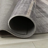Europa Brown Contemporary Grid-Style Rug