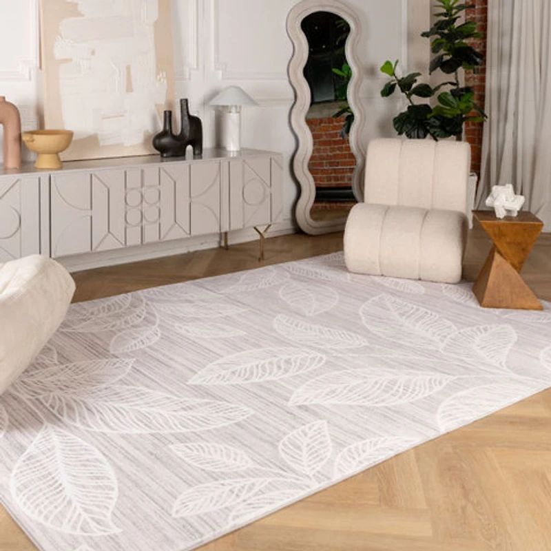 Royal Cream: Ornate Scroll Elegance Rug