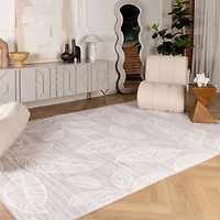 Royal Cream: Ornate Scroll Elegance Rug