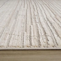 Tulum Beige Boho Diamond Area Rug