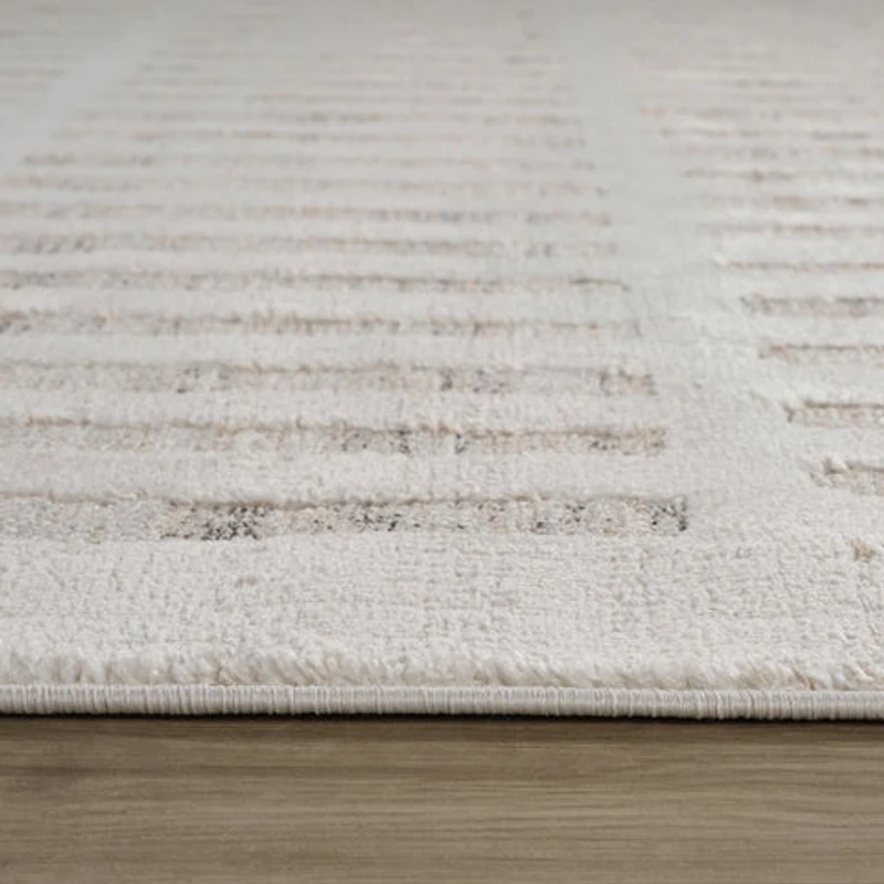 Tulum Beige Abstract Tribal Area Rug