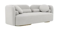 Freya Premium Boucle Fabric Sofa - Teddy Taupe