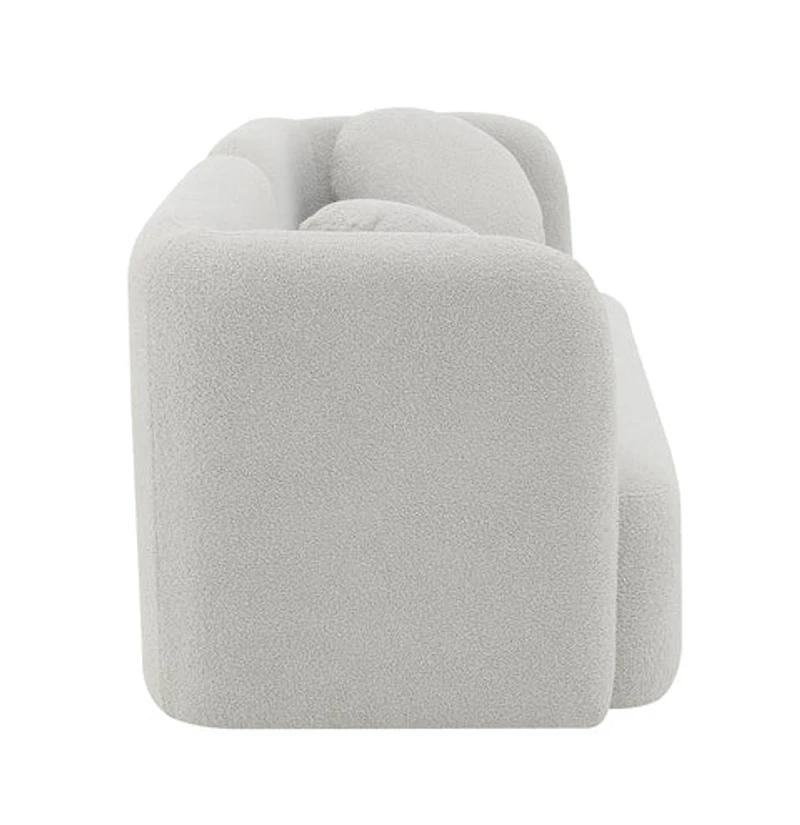 Freya Premium Boucle Fabric Sofa - Teddy Taupe