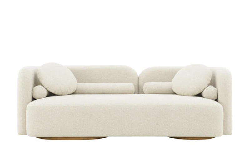 Freya Premium Boucle Fabric Sofa