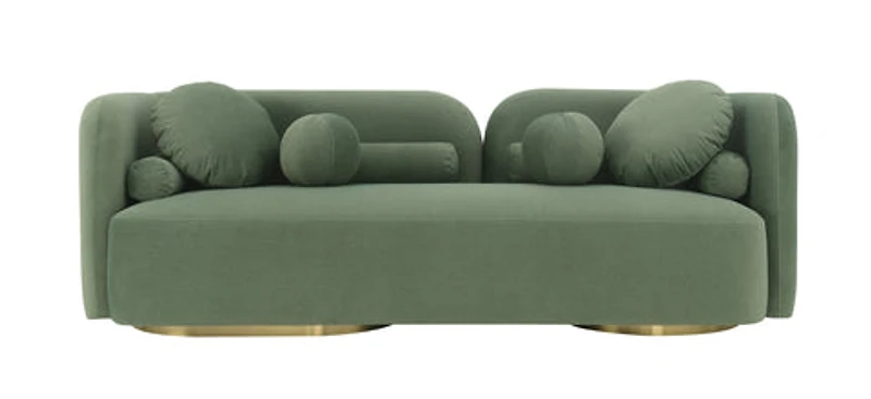 Freya Premium Mohair Fabric Sofa