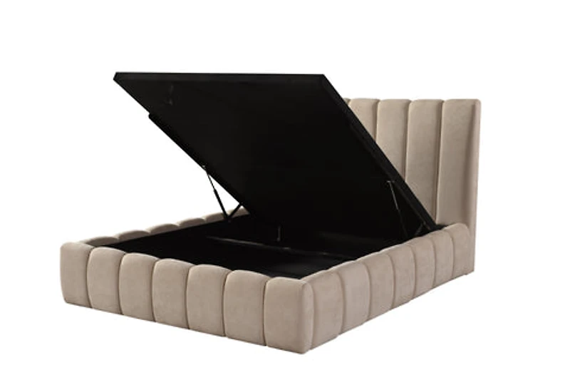 Ruska Upholstered Storage Bed with Gas Lift