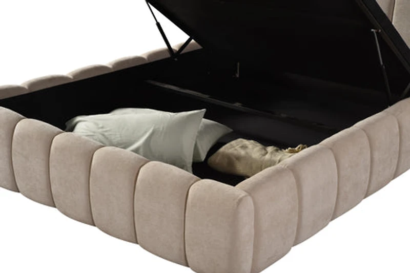 Ruska Upholstered Storage Bed with Gas Lift