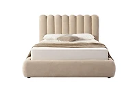 Mia Upholstered Hydraulic Storage Bed