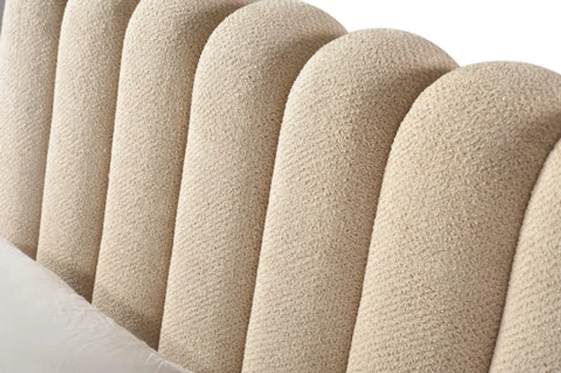 Mia Upholstered Hydraulic Storage Bed