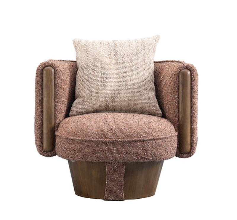 Aylin Curved Accent Chair