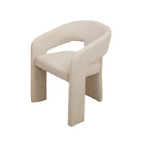 Dario Open-Back Upholstered Chair - Abby Flax