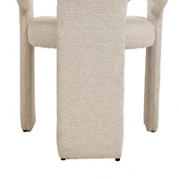 Dario Open-Back Upholstered Chair - Abby Flax