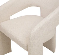 Dario Open-Back Upholstered Chair - Abby Flax