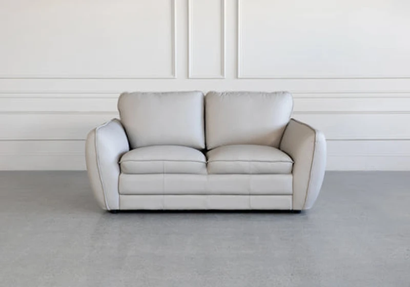 MERINO GENUINE LEATHER LOVESEAT