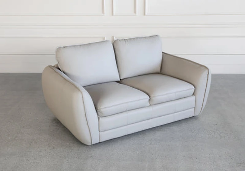 MERINO GENUINE LEATHER LOVESEAT