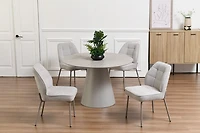 Alexios Round Matt Finish Dining Table