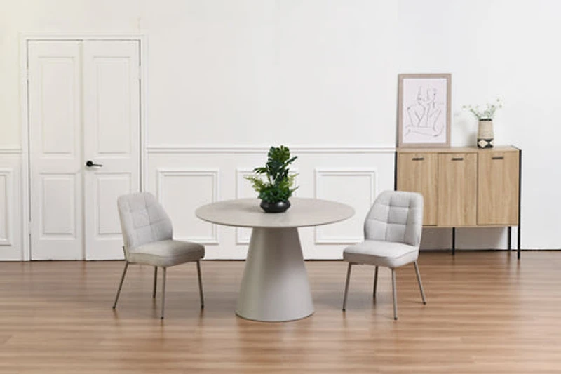 Alexios Round Matt Finish Dining Table