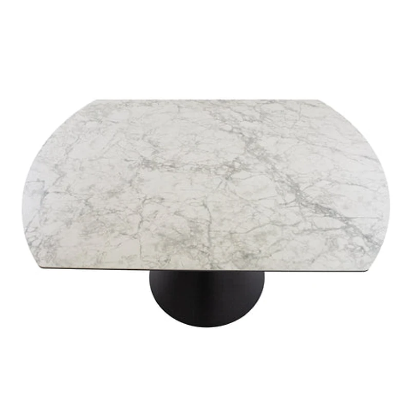 Tokyo Round Extendable Dining Table - Faux Marble