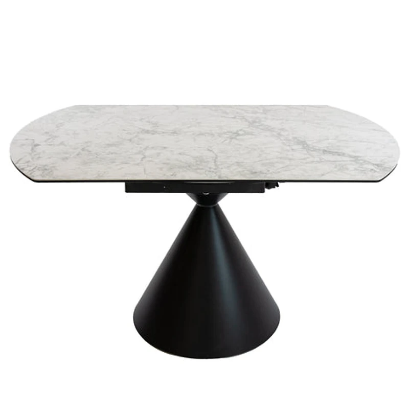 Tokyo Round Extendable Dining Table - Faux Marble